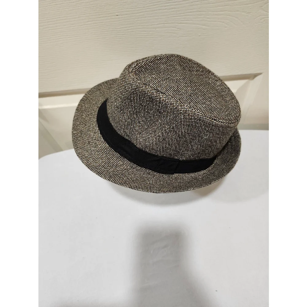 Unisex Casual Fedora Hat In Brown